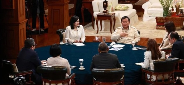 Optimis Hadapi Krisis, Prabowo Siap Dialog dengan Tokoh Indonesia Gelap